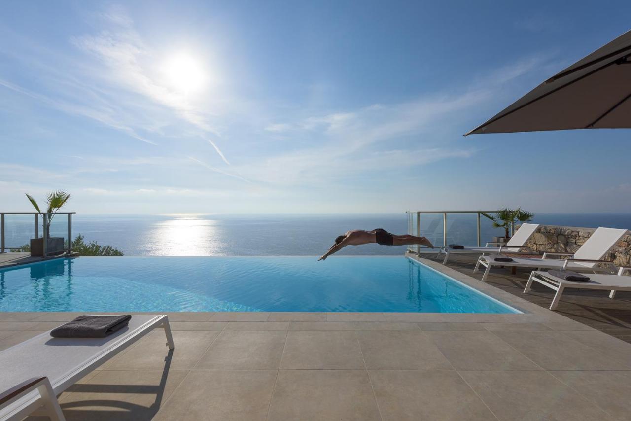 Kathisma Bay Villas - Luxury Villas- Villa Oceanos Kalamítsi Exteriér fotografie