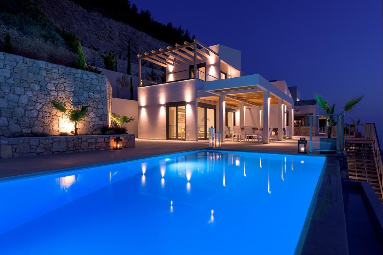 Kathisma Bay Villas - Luxury Villas- Villa Oceanos Kalamítsi Exteriér fotografie
