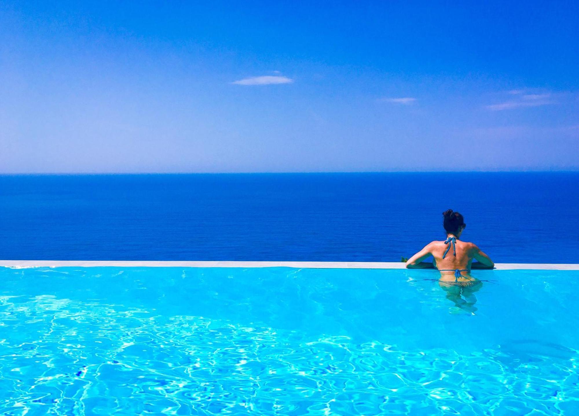 Kathisma Bay Villas - Luxury Villas- Villa Oceanos Kalamítsi Exteriér fotografie
